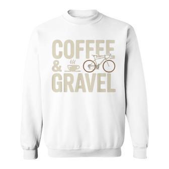 コーヒー&グラベル グラベル グラベルバイク グラベルバイカー オフロードバイク スウェットシャツ - Kawaiitshirt