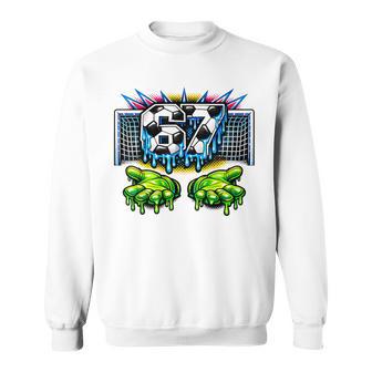 サッカー 67 シックスセブンファニージェンアルファミームドリップ スウェットシャツ - Kawaiitshirt