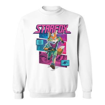 ザ・スーパーマリオギャラクシー・ムービーtarfox Fox Mccloud Action スウェットシャツ - Kawaiitshirt