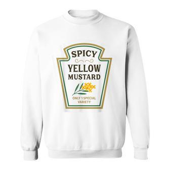 スパイシーイエローマスタードのみ 1 スペシャルバラエティ おもしろマスタード スウェットシャツ - Kawaiitshirt