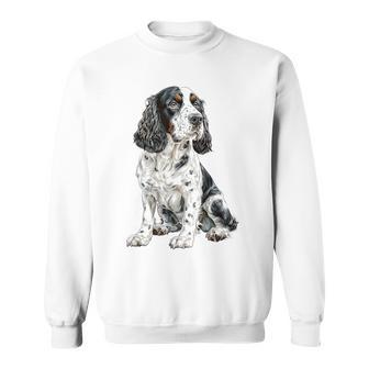 スプリンガー スパニエル 犬 モチーフ ペット 作品 スプリンガー スパニエル スウェットシャツ - Kawaiitshirt