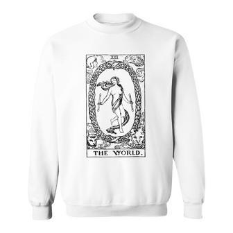 タロットカード ザ・ワールド タロット スウェットシャツ - Kawaiitshirt
