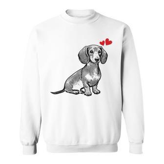 ダックスフンド かわいいダックスプリント 愛犬家グッズ Dachshund スウェットシャツ - Kawaiitshirt