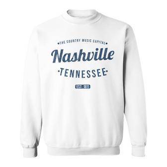 テネシー州ナッシュビル ヴィンテージ 旅行 お土産 ナッシュビル スウェットシャツ - Kawaiitshirt