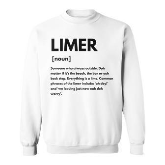 トリニダード・トバゴ Limer Definition Liming Lime スウェットシャツ - Kawaiitshirt