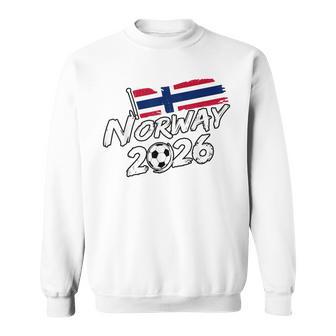 ノルウェー サッカー フットボール 試合 プレーヤー ファン ノルウェー国旗 スウェットシャツ - Kawaiitshirt