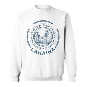 ハワイ ラハイナ マウイ レトロ ハワイアン スウェットシャツ - Kawaiitshirt