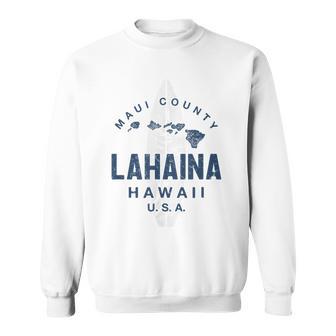 ハワイ ラハイナ マウイ ヴィンテージ ハワイ諸島 サーフ スウェットシャツ - Kawaiitshirt