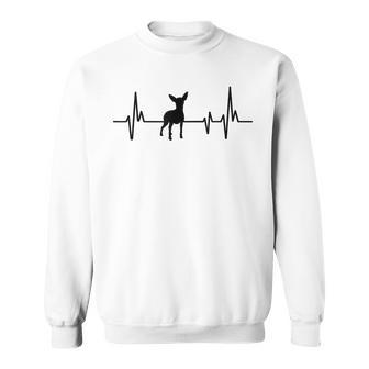 ハートビート ドッグデザイン ミニチュアピンシャー ミニピン スウェットシャツ - Kawaiitshirt