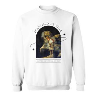 フランシスコ デ ゴヤ デザイン ホラー ゴシック アート スウェットシャツ - Kawaiitshirt