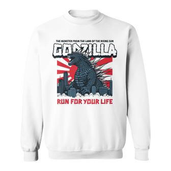 モンスター – ゴジラ：必死の逃亡 スウェットシャツ - Kawaiitshirt