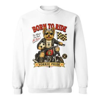 ヨーキー ライド バイク 遊び フットボール サッカー Digor スウェットシャツ - Kawaiitshirt