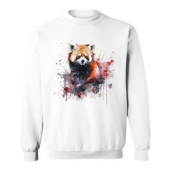 レッサーパンダ 恋人 アートワーク スウェットシャツ - Kawaiitshirt