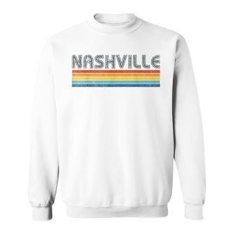 レトロ ナッシュビル Tnホームステート テネシー州 ヴィンテージ ナッシュビル スウェットシャツ - Kawaiitshirt