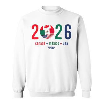 ワールドカップ2026開催国サッカーデザイン スウェットシャツ - Kawaiitshirt