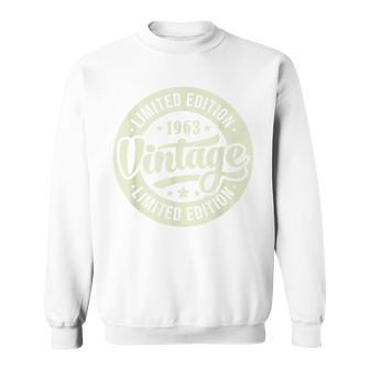 ヴィンテージ 1963 メンズ 限定版 Bday 1963 誕生日 スウェットシャツ - Kawaiitshirt
