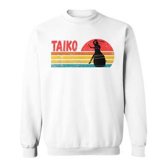 ヴィンテージサンセット太鼓ドラマー スウェットシャツ - Kawaiitshirt