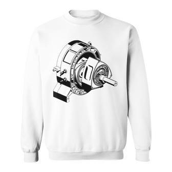 ヴィンテージロータリーエンジン設計図 カーグラフィック スウェットシャツ - Kawaiitshirt