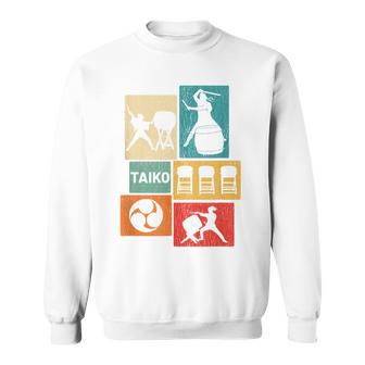 太鼓 みつどもえ ヴィンテージ 太鼓ドラマー スウェットシャツ - Kawaiitshirt