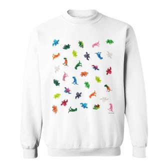 恐竜 Dinosaur パターン スウェットシャツ - Kawaiitshirt