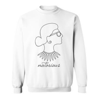 悪名高いrbgフェミニスト・プログレッシブ スウェットシャツ - Kawaiitshirt