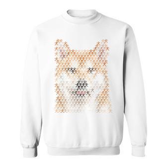 文字絵 柴犬 スウェットシャツ - Kawaiitshirt