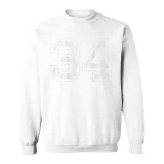 背面に34番。 スウェットシャツ - Kawaiitshirt