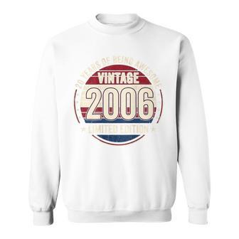 裏面 ヴィンテージ 20 誕生日 デコレーション メンズ 20歳 2006 20歳 スウェットシャツ - Kawaiitshirt