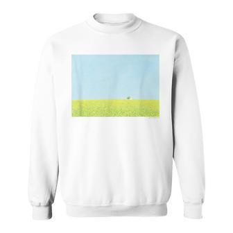 詩とメルヘン 葉祥明 タンポポ畑 スウェットシャツ - Kawaiitshirt