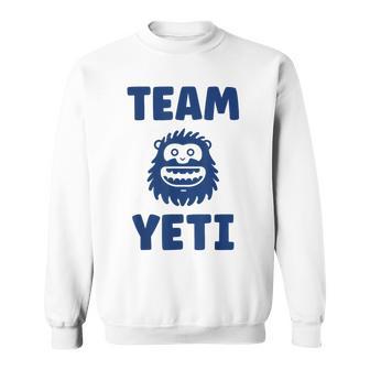 野獣のイエティ 忌まわしい雪だるまのユーモア 私はイエティが大好き Team Yeti スウェットシャツ - Kawaiitshirt