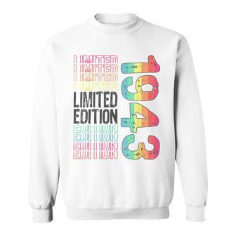 限定版 ヴィンテージ レトロ 誕生年 1943 スウェットシャツ - Kawaiitshirt