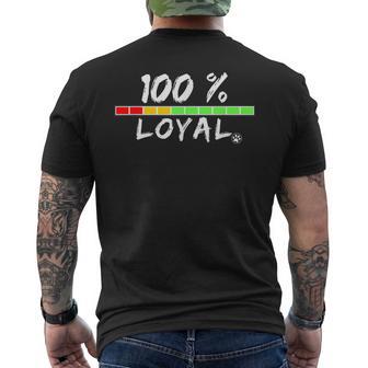 100 Loyal Mascotas En Rescate Amantes De Perros Y Gatos Camiseta Hombre Estampado Espalda - Regaloses