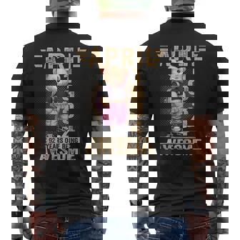 1934年4月 92歳の誕生日 92歳のテディベア Being Awesome メンズTシャツ バックプリント - Kawaiitshirt