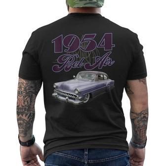 1954 Belair Low Rider Kustom リードそり ホットロッド マッスルカー メンズTシャツ バックプリント - Kawaiitshirt