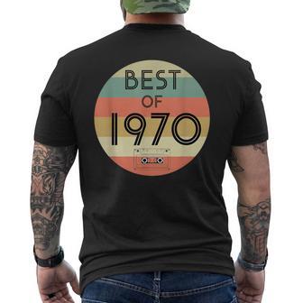 1970年生まれの1970年最高の誕生日プレゼント メンズTシャツ バックプリント - Kawaiitshirt
