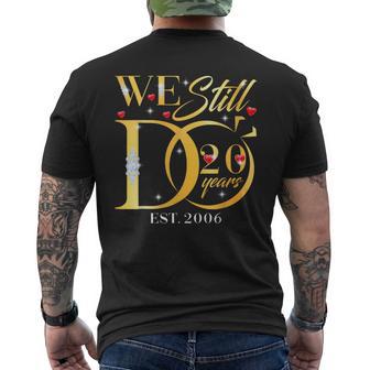We Still Do 20 Years 20Th Wedding Anniversary Couple Men's T-shirt Back Print | Seseable UK