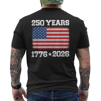 250 Aniversario EeUu América 250 Día De La Independencia Libertad Camiseta Hombre Estampado Espalda - Regaloses
