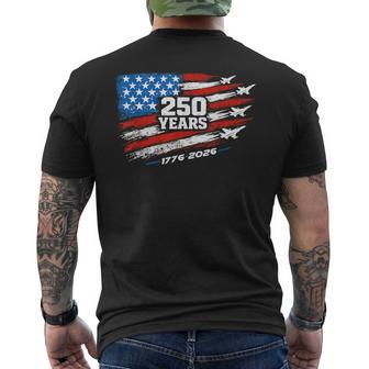 250 Anniversary Usa 250Th American 250 Years 4Th Of July Men's T-shirt Back Print - Thegiftio UK