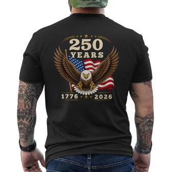 250 Anniversary Usa 250 Years 1776-2026 American 4Th Of July Men's T-shirt Back Print - Thegiftio UK