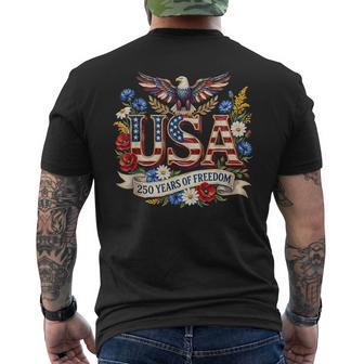 250Th Anniversary 1776 2026 250Th 4Th July Independence Day Men's T-shirt Back Print | Mazezy