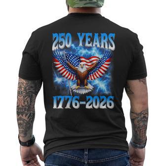 250Th Anniversary Usa Patriotic 250 Years 4Th July American Men's T-shirt Back Print | Mazezy