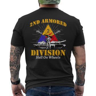2Nd Armored Division Veteran Fort Hood Texas 2Nd Armored Div Men's T-shirt Back Print - Thegiftio UK