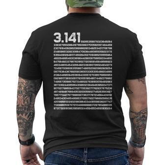 314 円周率の日 数学 非合理数 円周率 長袖tシャツ メンズTシャツ バックプリント - Kawaiitshirt
