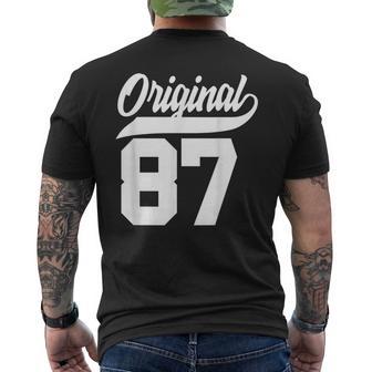 39Geburtstag Geschenk Mann Frau Original Jahrgang 1987 T-Shirt mit Rückendruck - Seseable