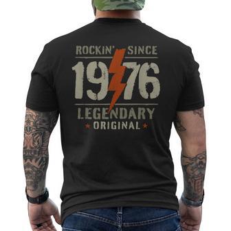 50 Geburtstag Rock N Roll Musik 1976 T-Shirt mit Rückendruck - Seseable