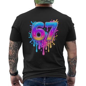 6 7Ixeven Ice Cream Drip Camiseta Hombre Estampado Espalda - Regaloses