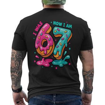 I Was 6 Now I'm 7 7Th Birthday 6 7 Birthday Boys Men's T-shirt Back Print - Thegiftio
