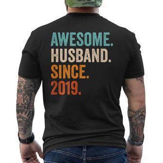 7 Aniversario De Boda 7 Años Camiseta Hombre Estampado Espalda - Regaloses