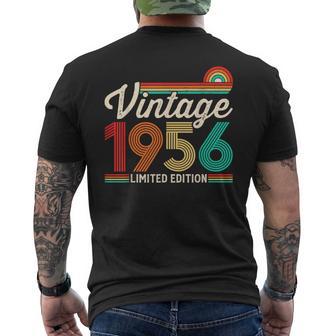 70 Years Old Vintage 1956 Limited Edition 70Th Birthday Men's T-shirt Back Print - Monsterry