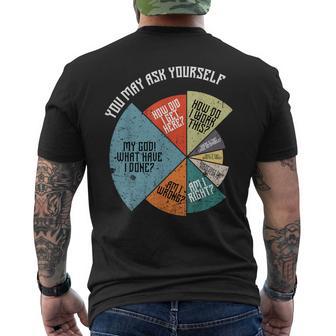 80'S Music Retro Letras Divertidas De Los 80S Camiseta Hombre Estampado Espalda - Regaloses
